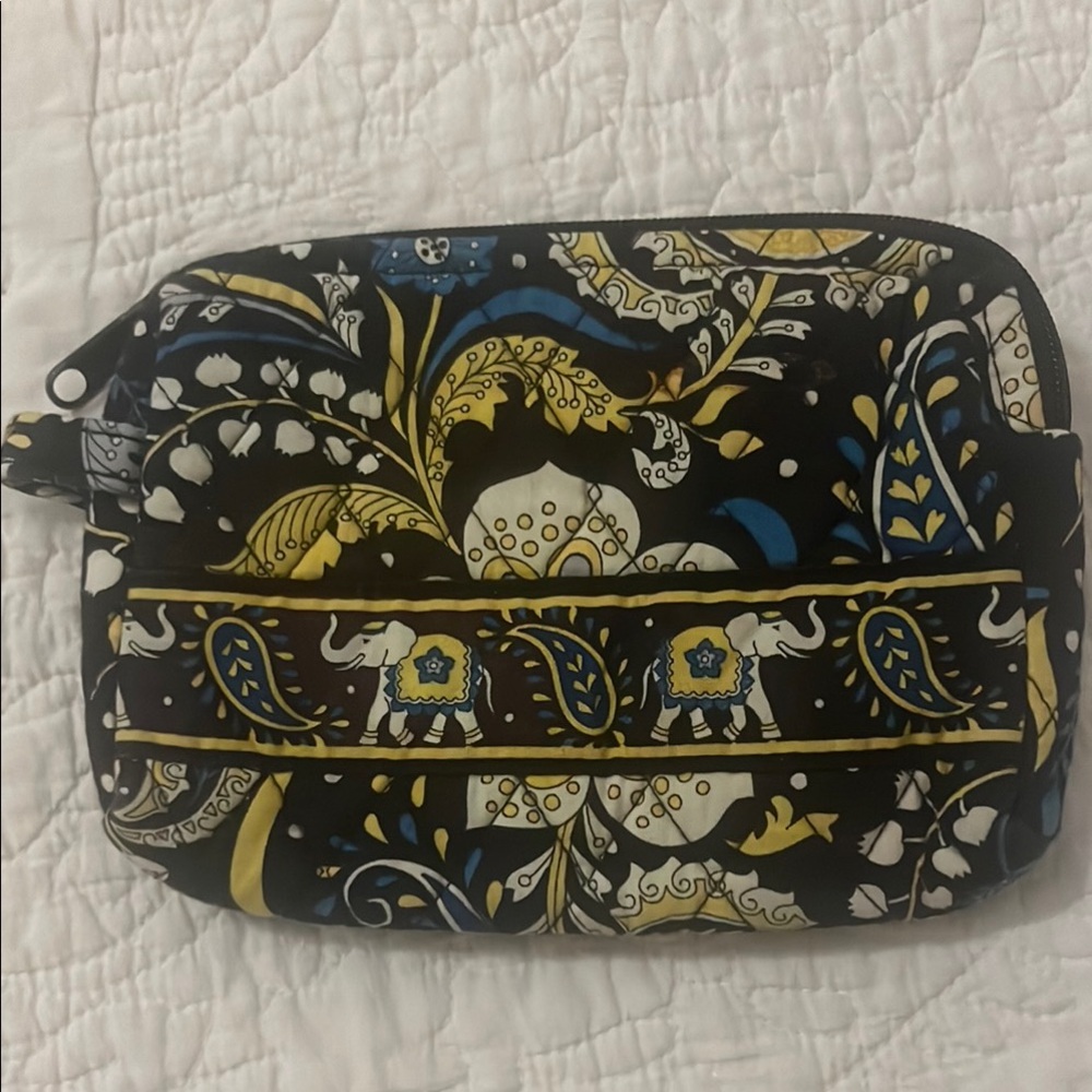 Vera Bradley Elephant Print Pouch